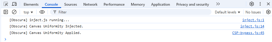 Obscura browser fingerprint configuration interface